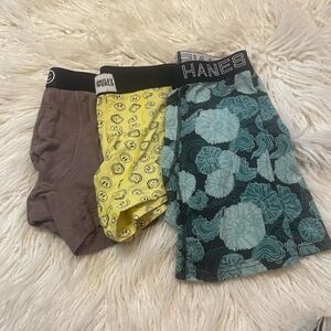 Gilly Hicks Underwear Mens Medium Patterned Logo Waistband Boxer Briefs Bundle